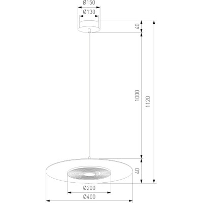 Подвесной светильник Kontur 40030/1 LED / черный