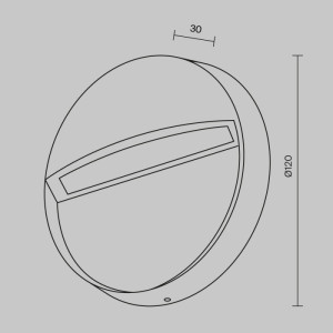 Подсветка для лестниц и ступеней Mane O046SL-L3W3K